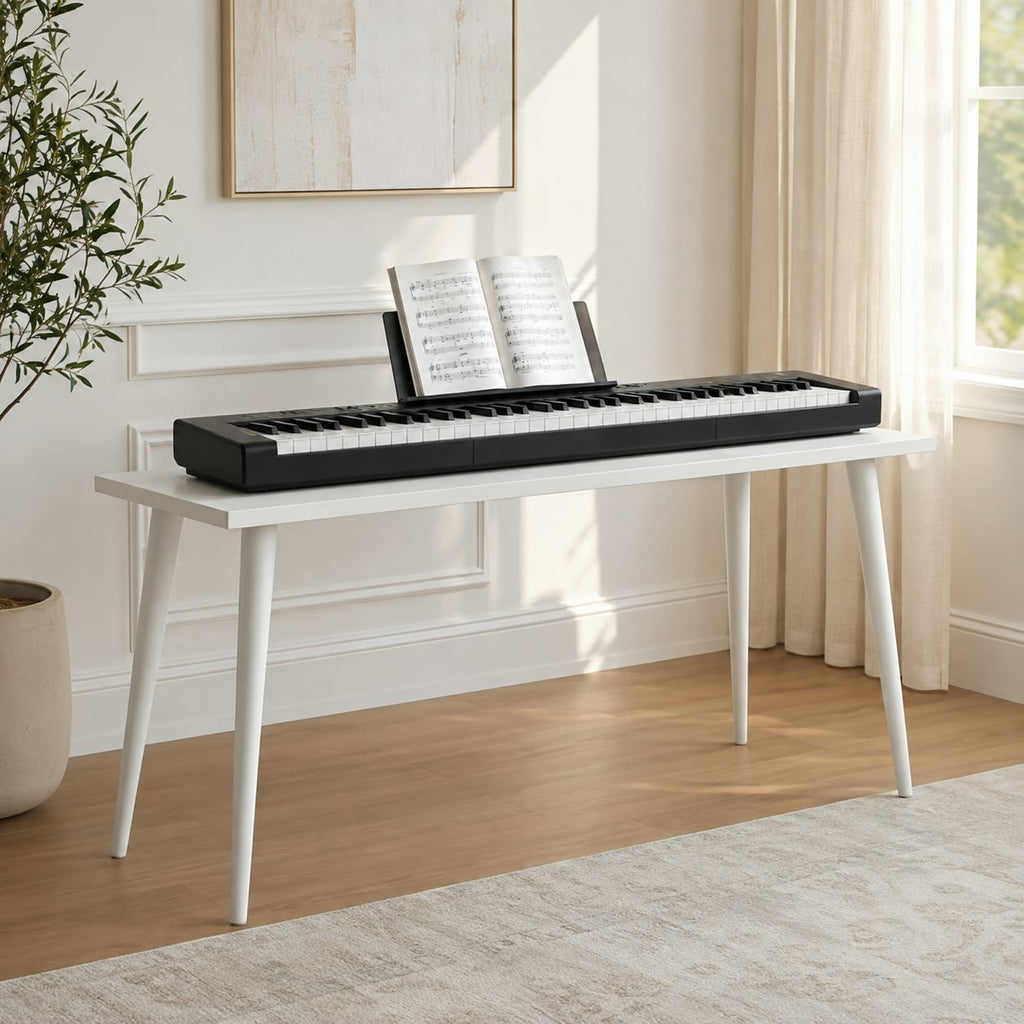 Custom MDF Digital Piano Stand – Made-to-Measure Keyboard Furniture Console