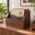 Vinyl Record Storage, LP Record Holder, Record Organizer, Vinyl Collection Bin, Mid Century Modern Storage