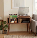 Modern Record Player Stand – 80 cm Turntable Table & Vinyl Storage Furniture