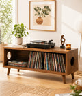 Mid Century Modern Vinyl Record Stand | Wooden Turntable Storage Cabinet | Record Player Table (Copy)