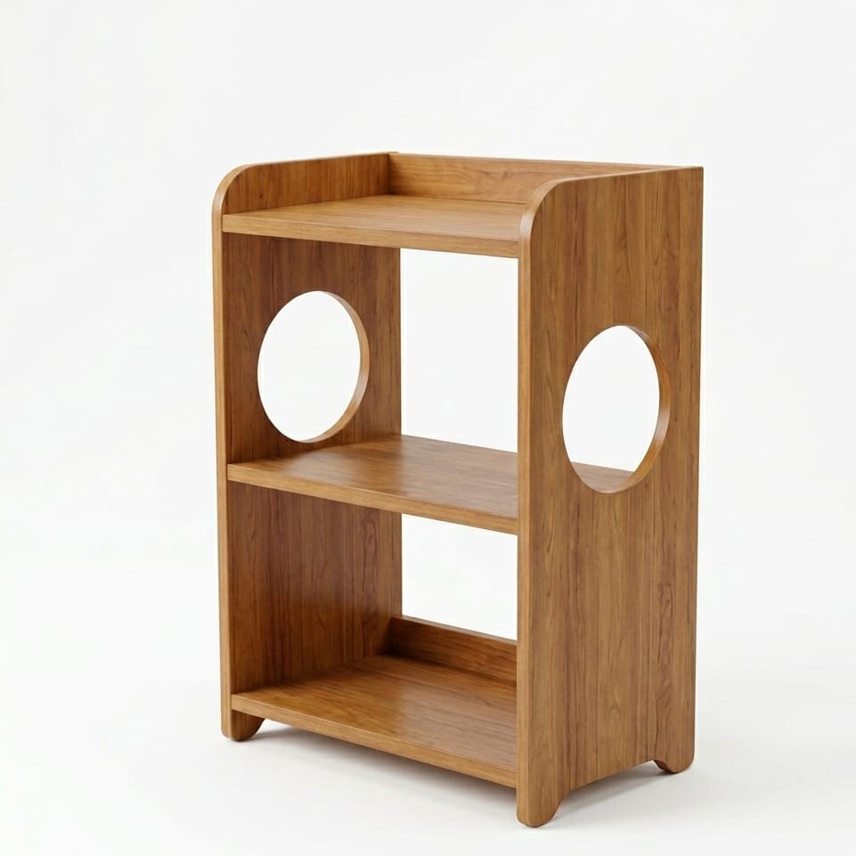 Mid Century Modern Record Player Stand | Vinyl Storage Cabinet | Wooden Turntable Stand | LP Record Shelf